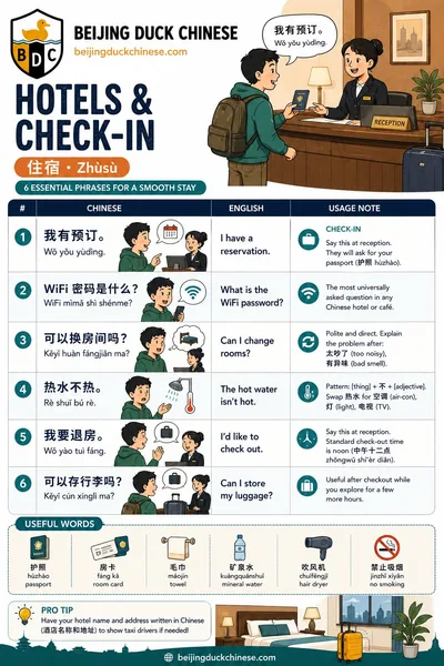 Hotels and Check-in worksheet preview